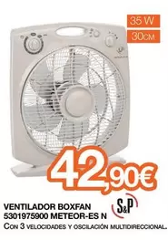 S&P - Ventilador Boxfan 5301975900