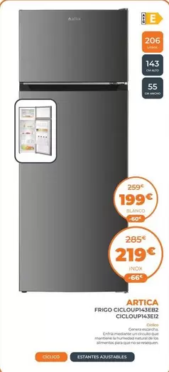 Artica - Frigo CICLOUP143EB2 CICLOUP143E12