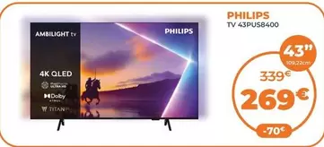 Philips - TV 43PUS8400