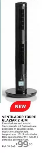 Glaziar - Ventilador Torre 2 HJM