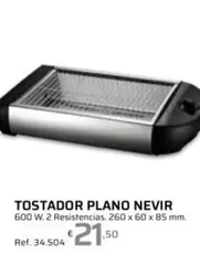 Nevir - Tostador Plano Nevir