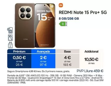 Xiaomi - Redmi Note 15 Pro+ 5G