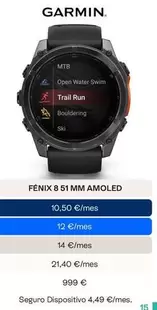 Garmin - Fenix 8 51 Mm Amoled