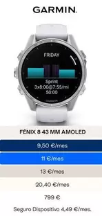 Garmin - Fenix 8 43 Mm Amoled