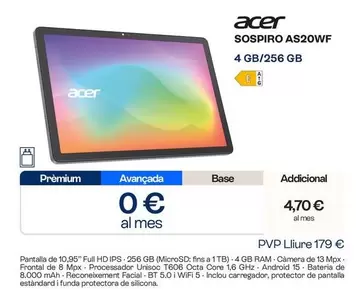 Acer - Sospiro As20wf