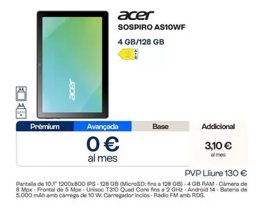 Acer - Sospiro AS1OWF