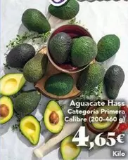Aguacate Hass Categoria Primera Calibre