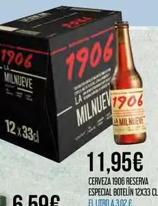 1906 - Cerveza Reserva Especial Botelín