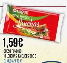 Ifa Eliges - Queso Fundido 16 Lonchas