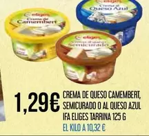 eliges - Crema De Queso Camembert, Semicurado O Al Queso Azul