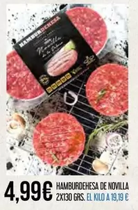 Hamburguesas De Novilla