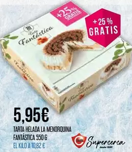 La Menorquina - Tarta Helada Fantastica