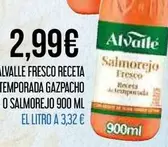 Alvalle - Fresco Receta Temporada Gazpacho O Salmorejo