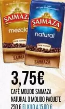 Saimaza - Café Molido Natural O Molido Paquete