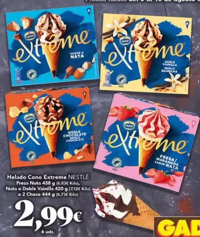 Nestlé - Helado Cono Extreme