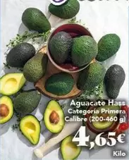 Aguacate Hass Categoria Primera Calibre