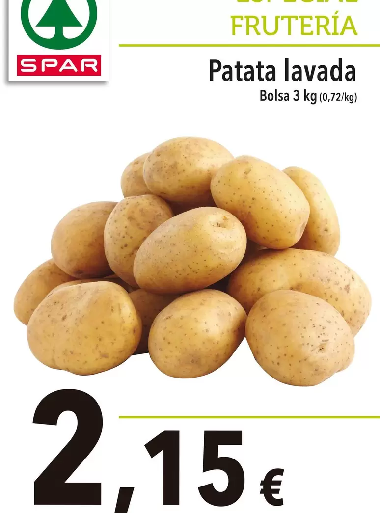 Spar - Patata Lavada