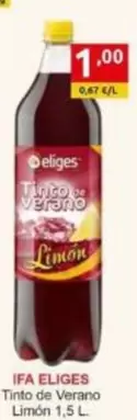 Ifa Eliges - Tinto De Verano Limon