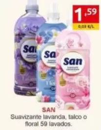 san - Suavizante Lavanda, Talco O Floral