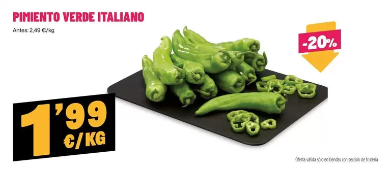Italiamo - Pimiento Verde Italiano