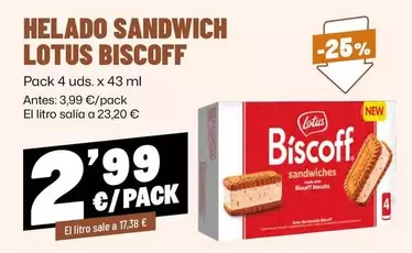 Lotus - Sandwich Biscoff