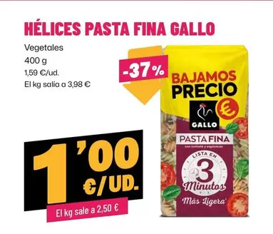 Gallo - Pasta Fina Vegetales