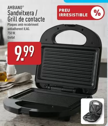 Ambiano - Sandvitxera/ Grill De Contacte