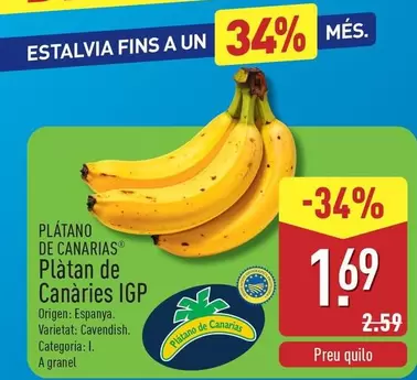 Platano De Canaries IGP