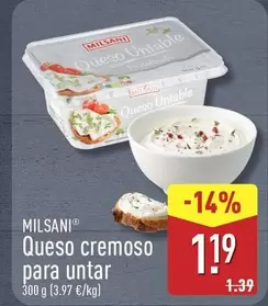 Milsani - Queso Cremoso Para Untar