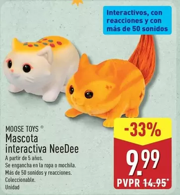 Moose Toys - Mascota Interactiva NeeDee
