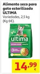 Última - Alimento Seco Para Gato Esterilizado