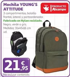 alcampo - Mochila Young's Attitude