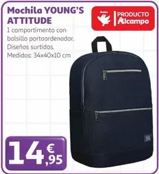 alcampo - Mochila Young's Attitude