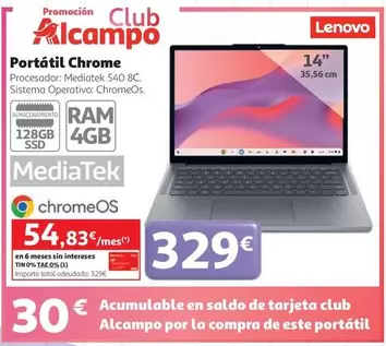 Lenovo - Portátil Chrome