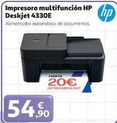HP - Impresora Multifunción Deskjet 4330e
