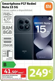Xiaomi - Smartphone P17 Redmi Note 15 5G