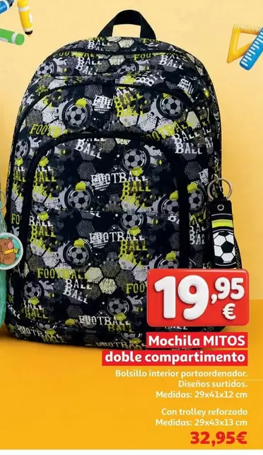 Mochila Mitos Doble Compariimento