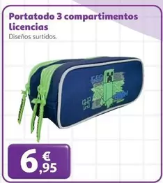 Portatodo 3 Compartimentos Licencias
