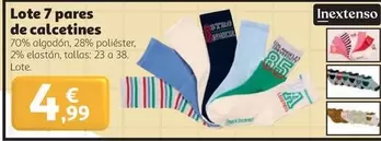 inextenso - Lote 7 Pares De Calcetines