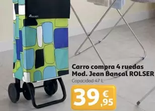 Rolser - Carro Compra 4 Ruedas Mod. Jean Bancal
