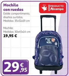 alcampo - Mochila Con Ruedas
