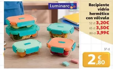 Luminarc - Recipiente Vibrio Hermetico Con VàTVa