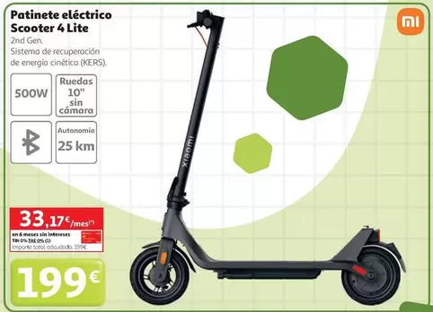 Xiaomi - Patinete Eléctrico Scooter 4 Lite