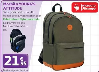 alcampo - Mochila Young's Attitude