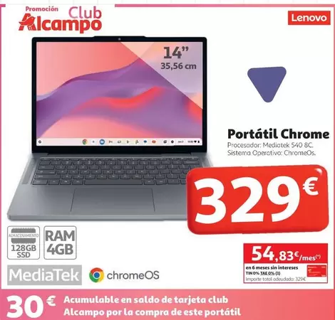 alcampo - Portatil Chrome