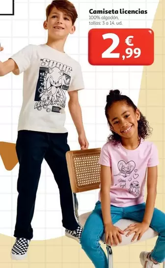 Camiseta Licencias