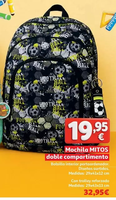Mochila Mitos Doble Compariimento
