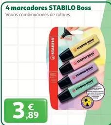stabilo - 4 Marcadores