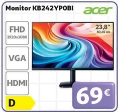 Acer - Monitor Kb242ypobi