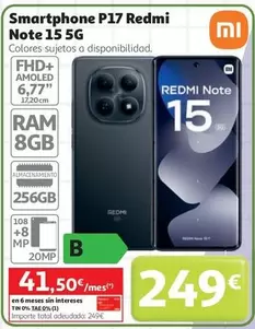 Xiaomi - Smartphone P17 Redmi Note 15 5G